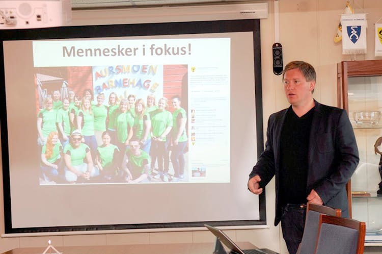 Espen Bråthen holder foredrag om Mennesker i fokus