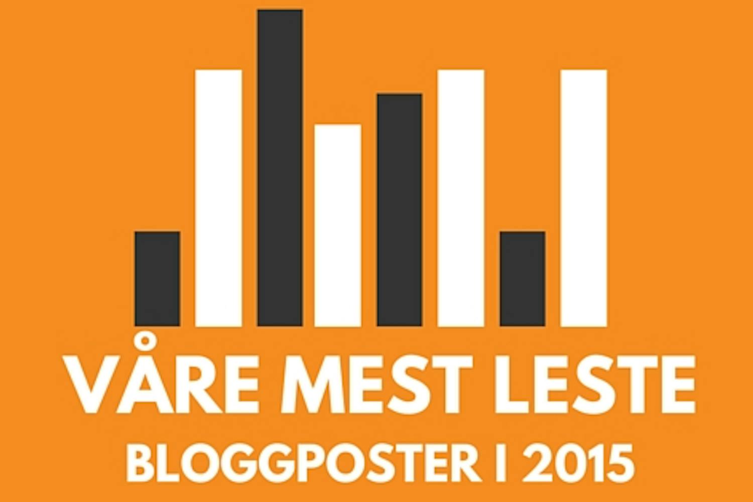 Illustrasjon "Våre mest leste bloggposter i 2015"
